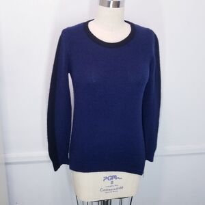 🌸 360 Sweater‎ | 100% Cashmere Color Block Sweater S